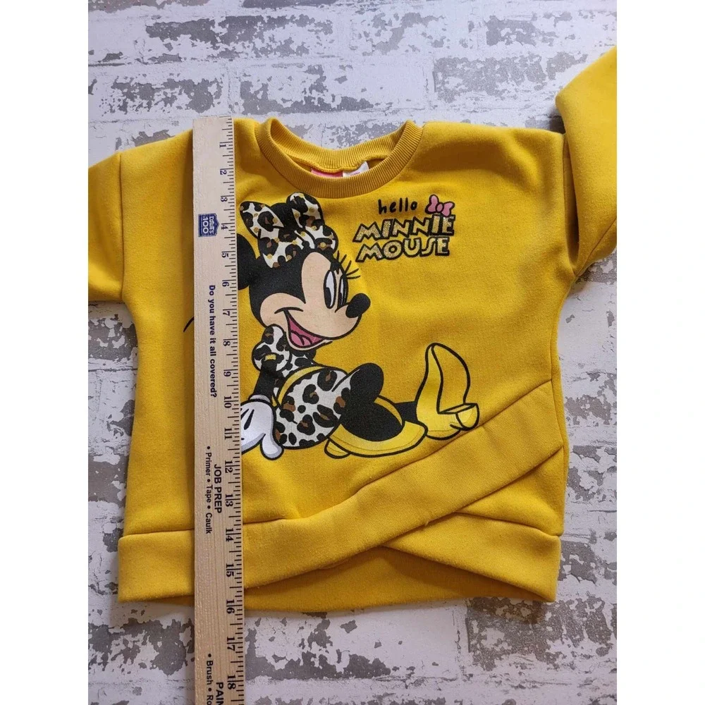Disney Minnie Mouse Crew Neck Sweater Girls Size 5/6‎